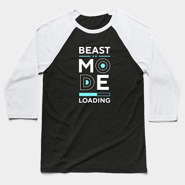 Beastmode Loading Baseball T-Shirt by Weird Banana